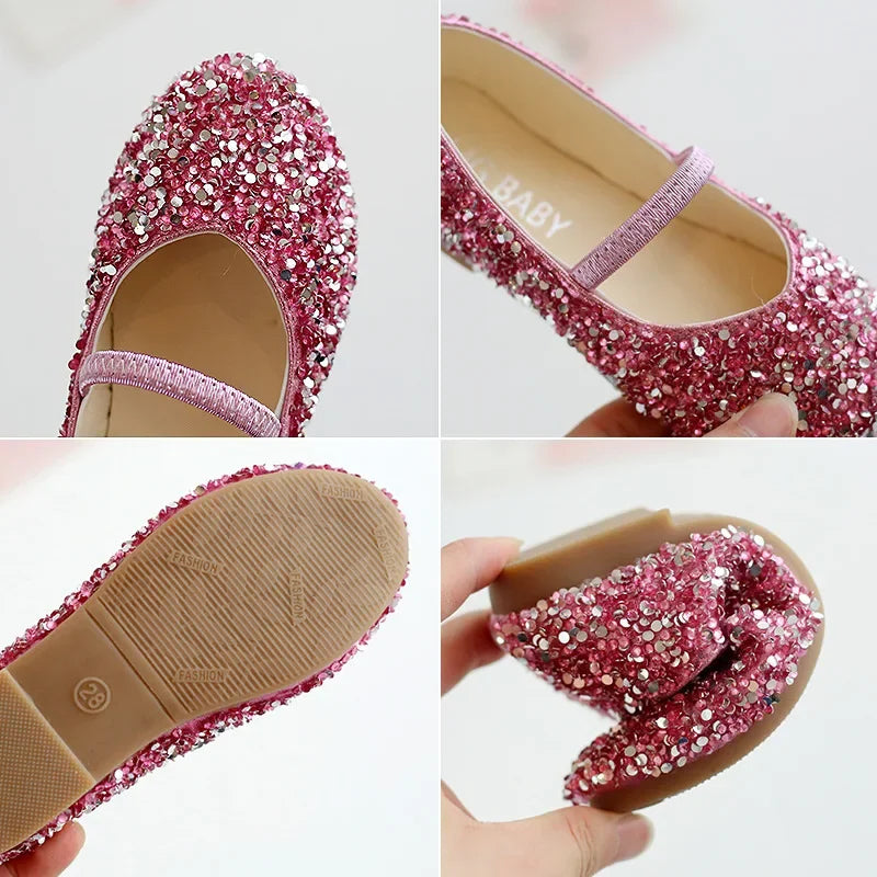 Girls' Sparkle Shine Party Shoes – Glitter Edition