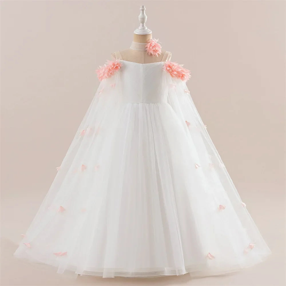 Floral Royalty Kids' Party Dress
