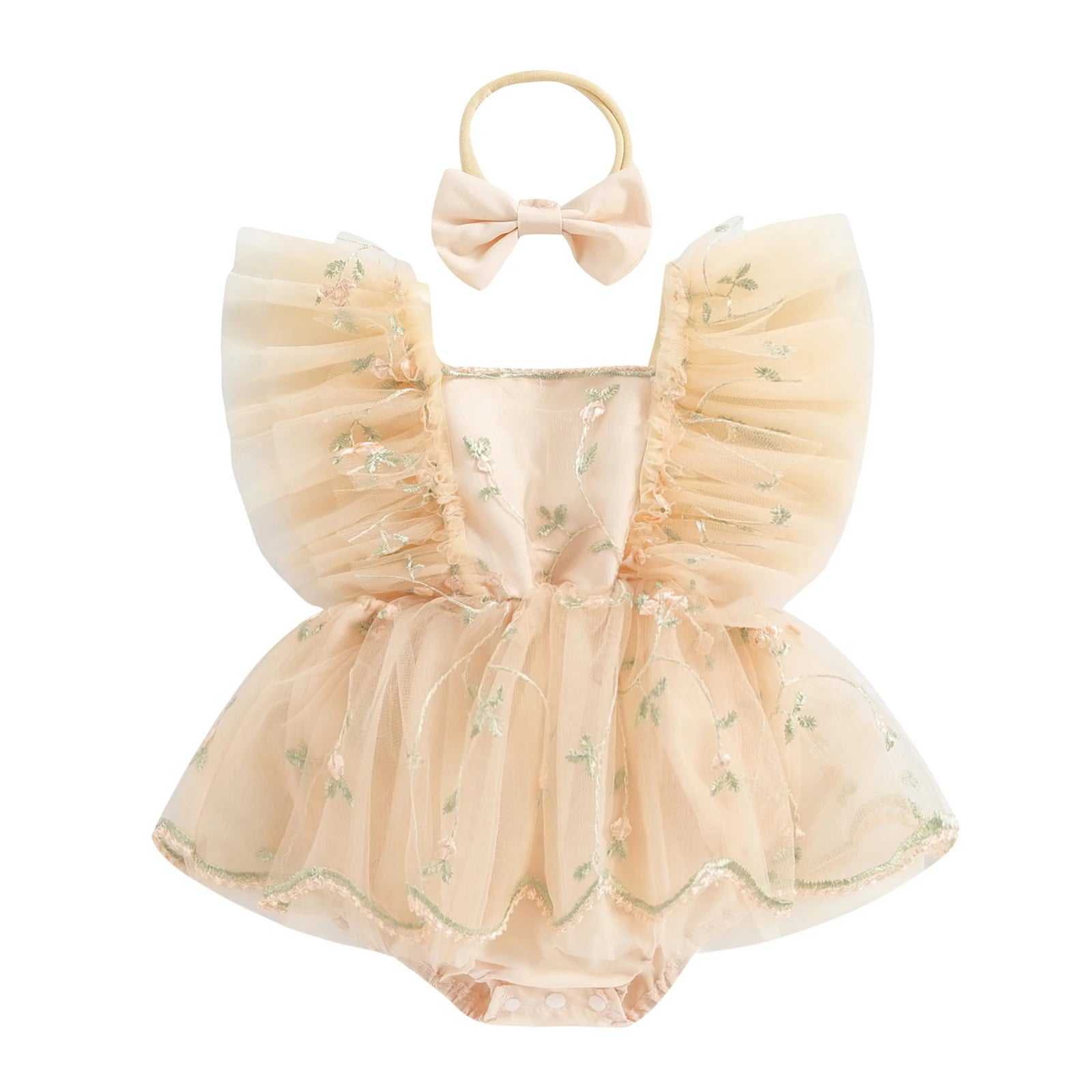 Fairy Garden Baby Romper Set