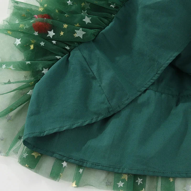 Holiday Tree Tulle Dress