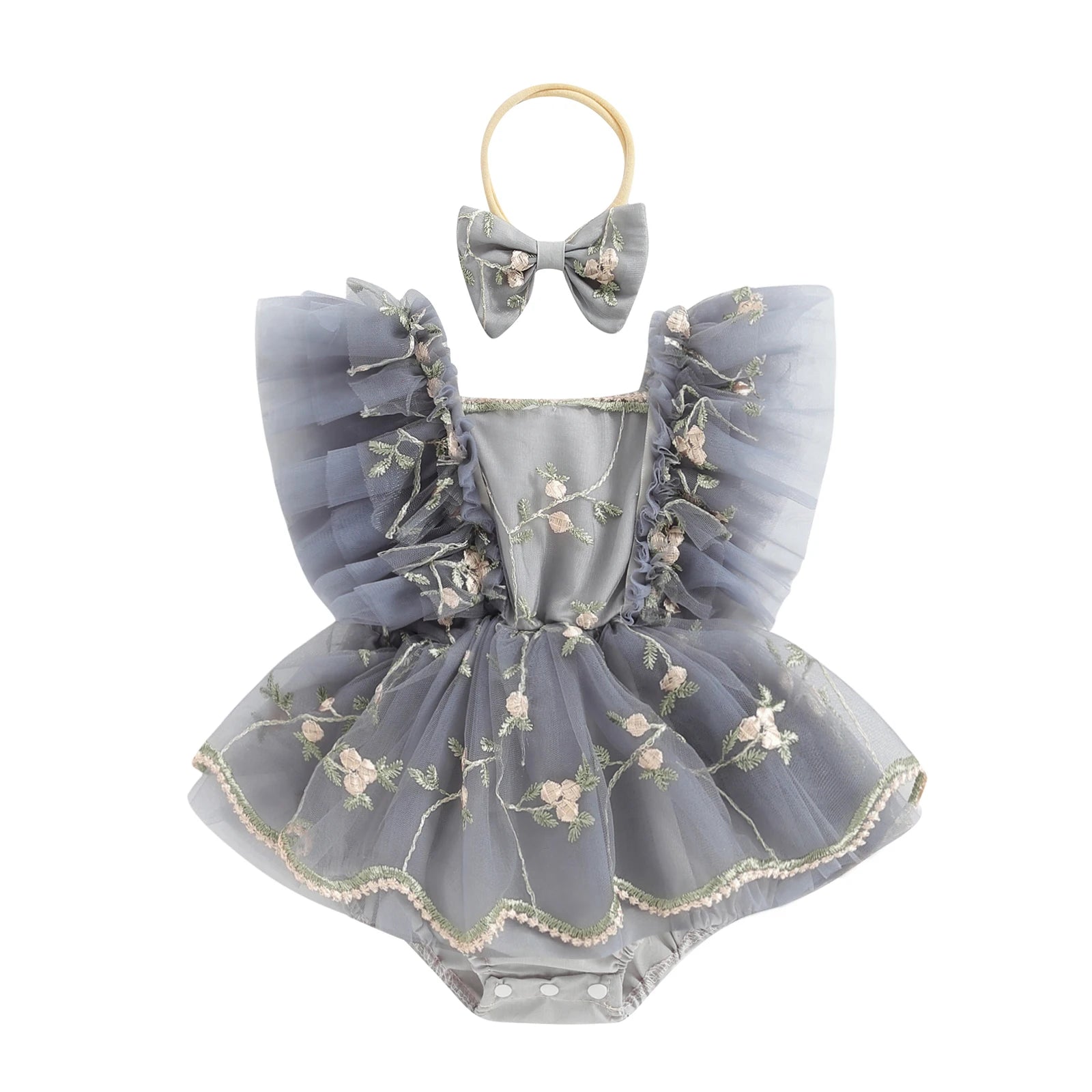 Fairy Garden Baby Romper Set
