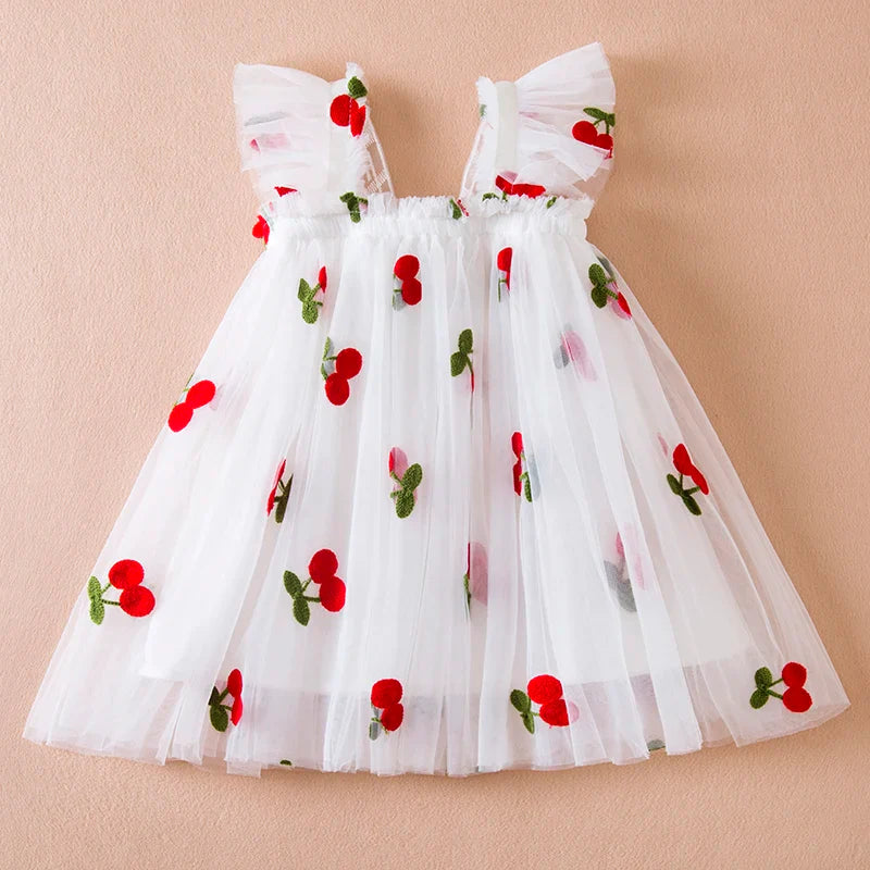 Cherries Tulle Kids' Dress – Fairy Collection