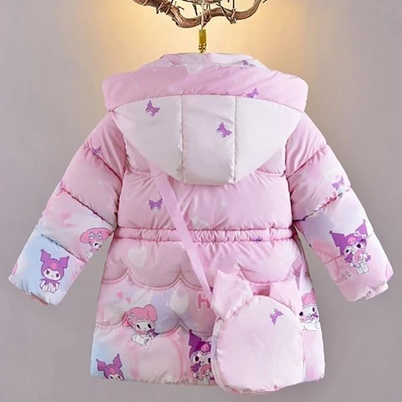 Kawaii Winter Puffer Jacket for Girls