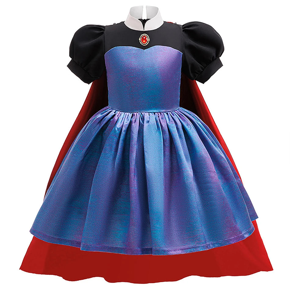Dark queen regal princess dress-up outfit styling detail