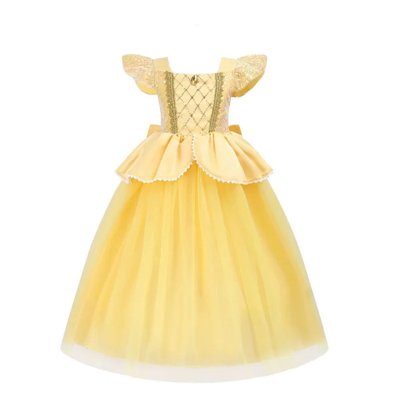 Golden Rose Princess Costume for girls, full outfit – Magic Tree Kids