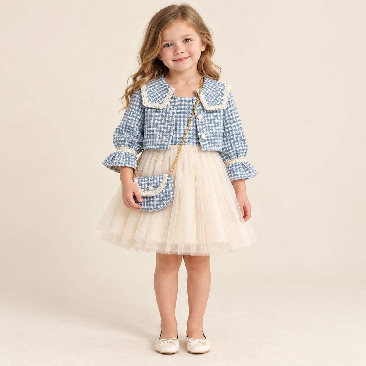 Chic Parisian 3-Piece Dress Set