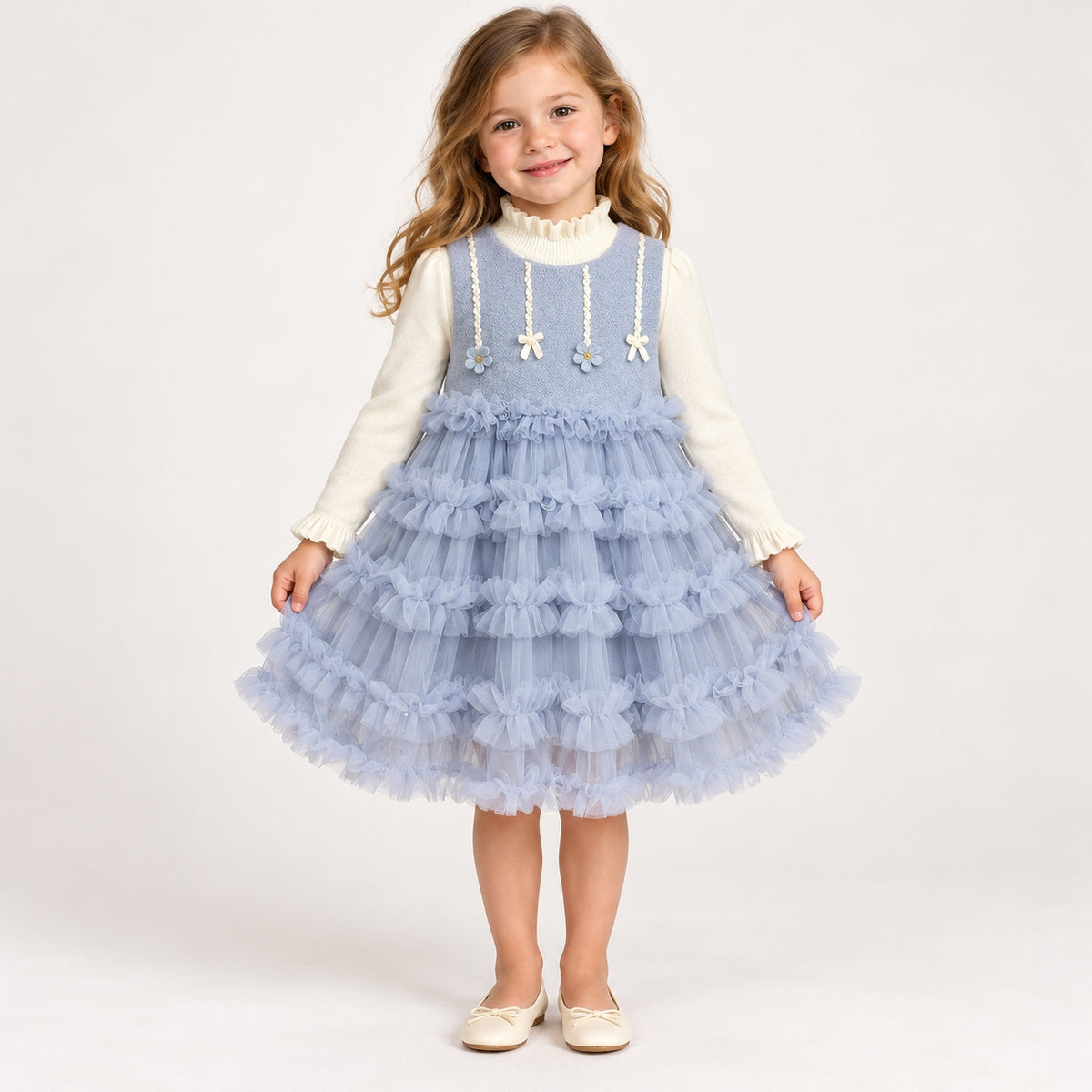 Ruffle Tiered Tulle Set
