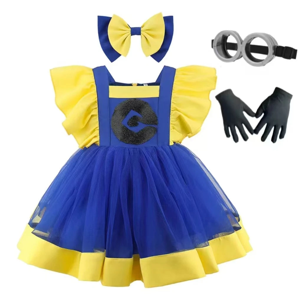 Little Giggle Bot cosplay outfit with fun accessory details by Magic Tree Kids