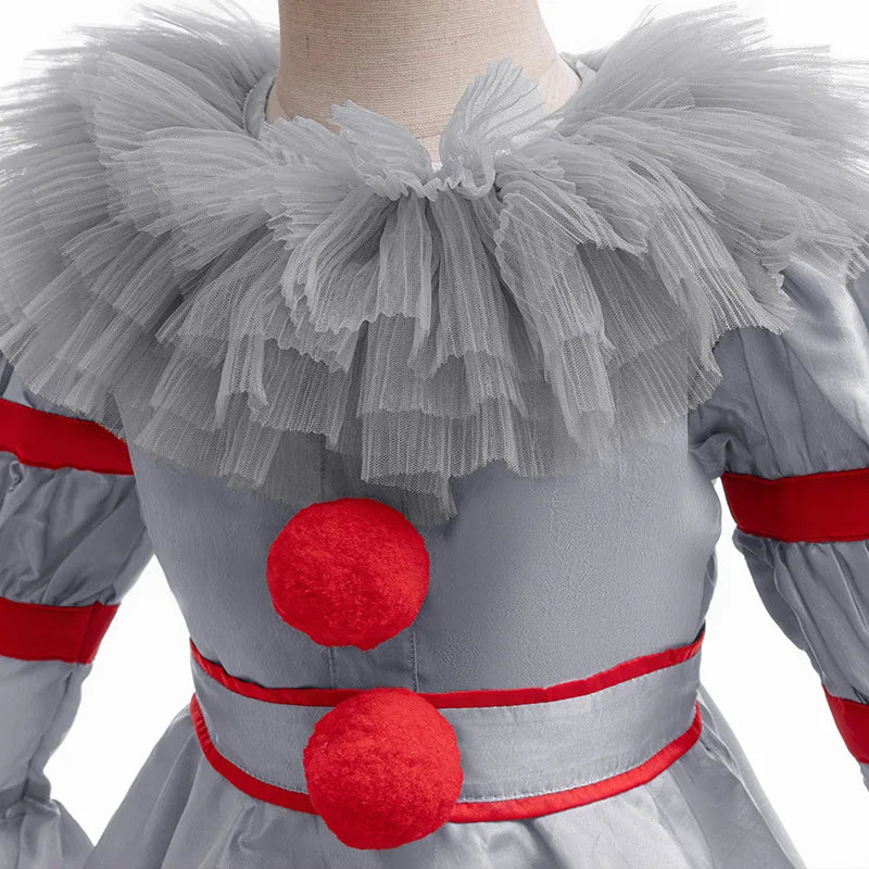 Halloween clown costume set detail for little ones by Magic Tree Kids