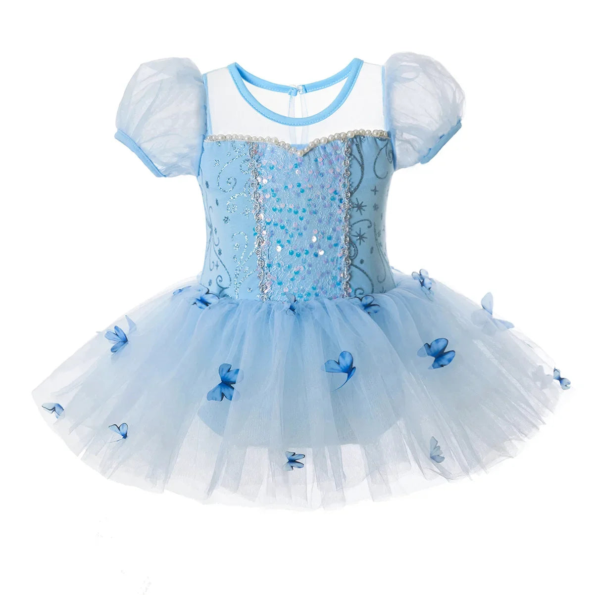 Girls' ballet tutu princess dress with full sparkling skirt by Magic Tree Kids