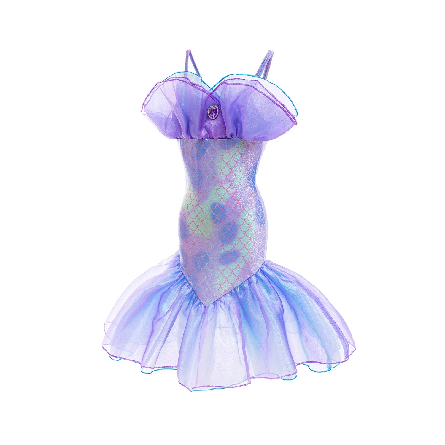Mini Mermaid fantasy dress for girls, full outfit – Magic Tree Kids