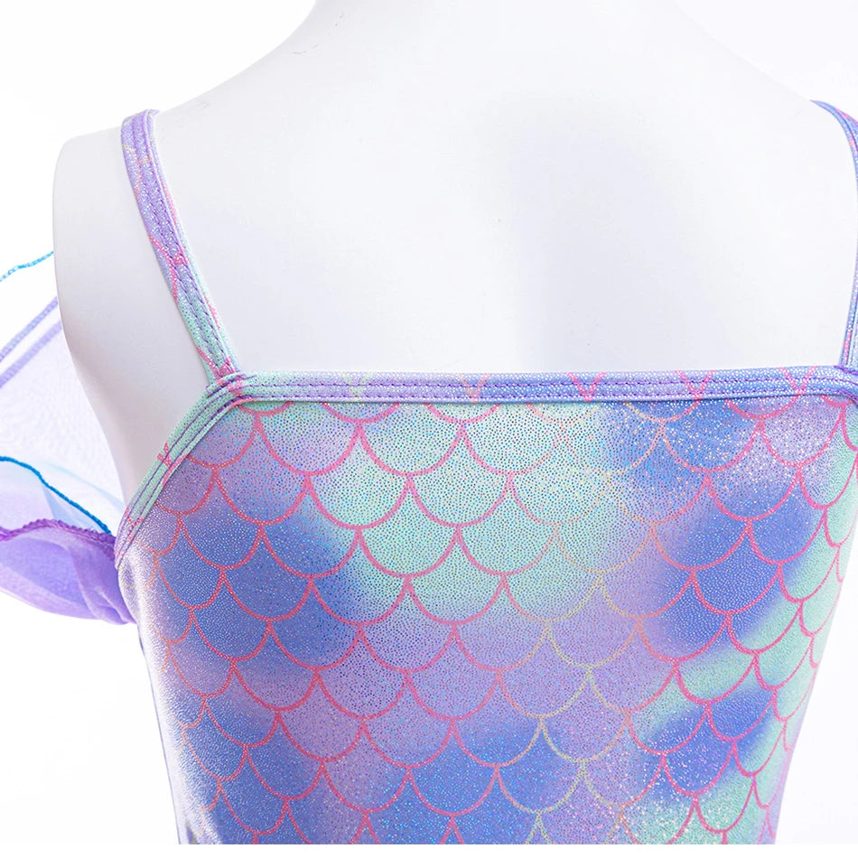 Mini Mermaid fantasy dress for girls, styling detail – Magic Tree Kids