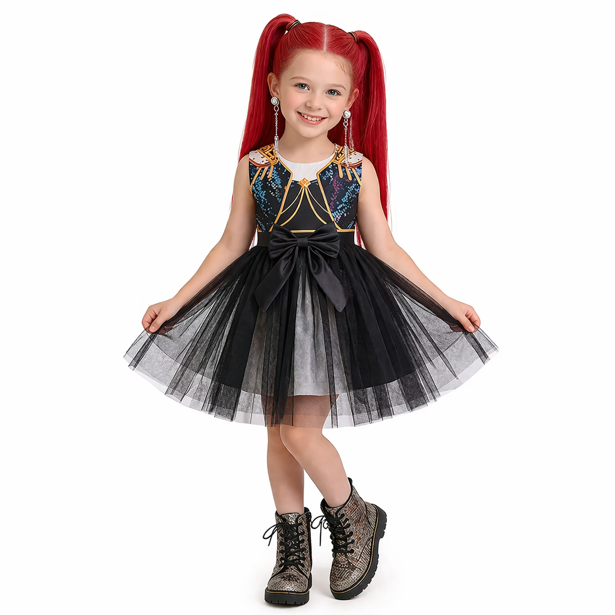 Girls’ Mira K-Pop Warriors Dark Stage Dress