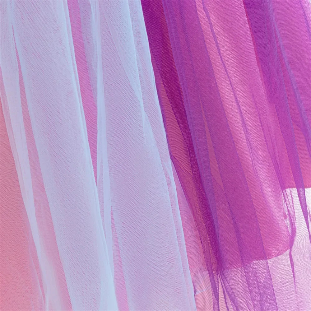 Rainbow Mermaid princess dress for girls, full outfit – Magic Tree Kids