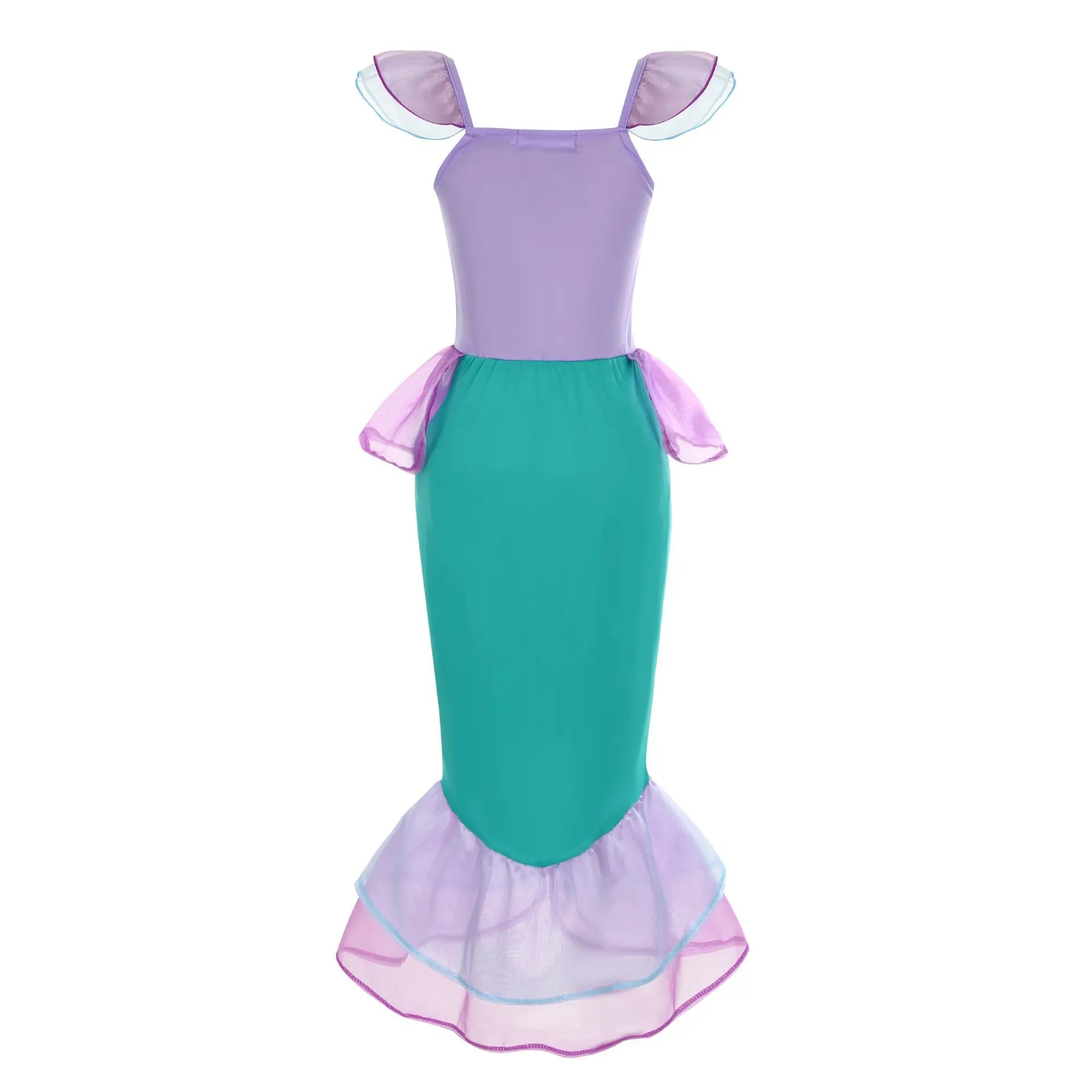 Undersea Sparkle princess costume for girls, front view – Magic Tree Kids