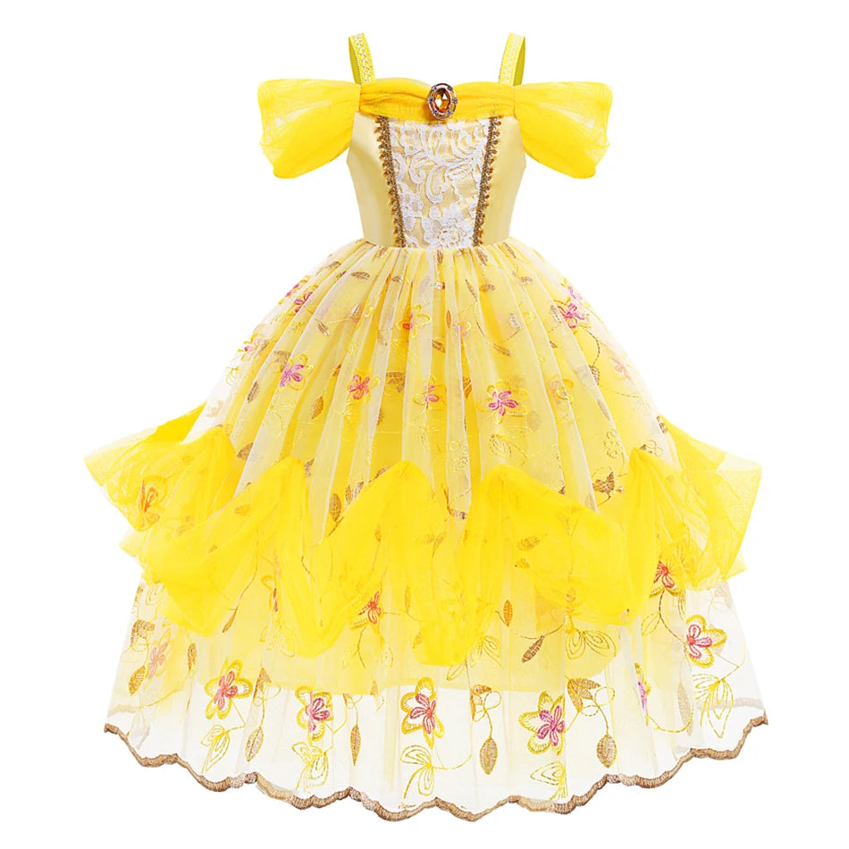 Yellow Princess Dress – girls' princess costume by Magic Tree Kids