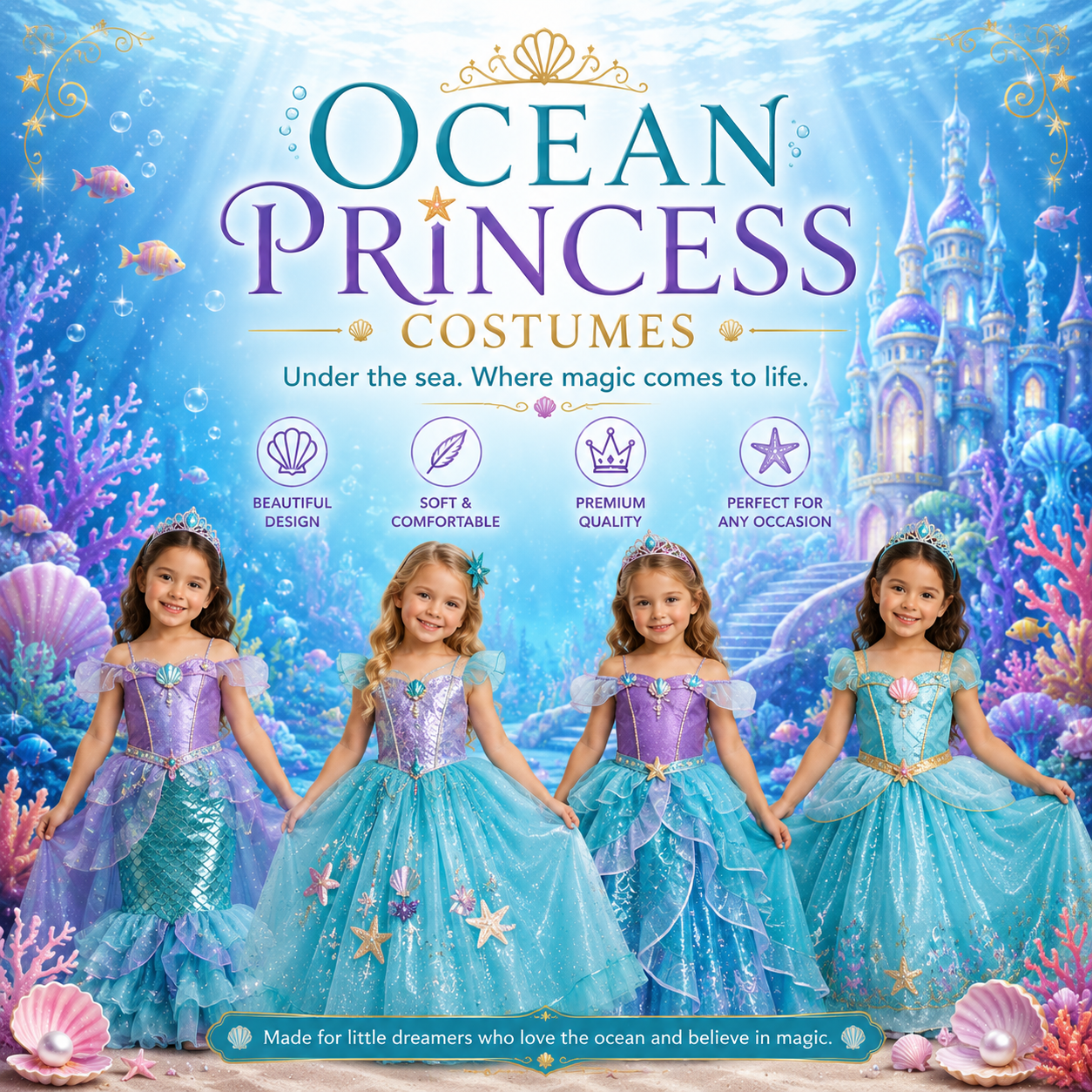 Ocean Princess Costumes