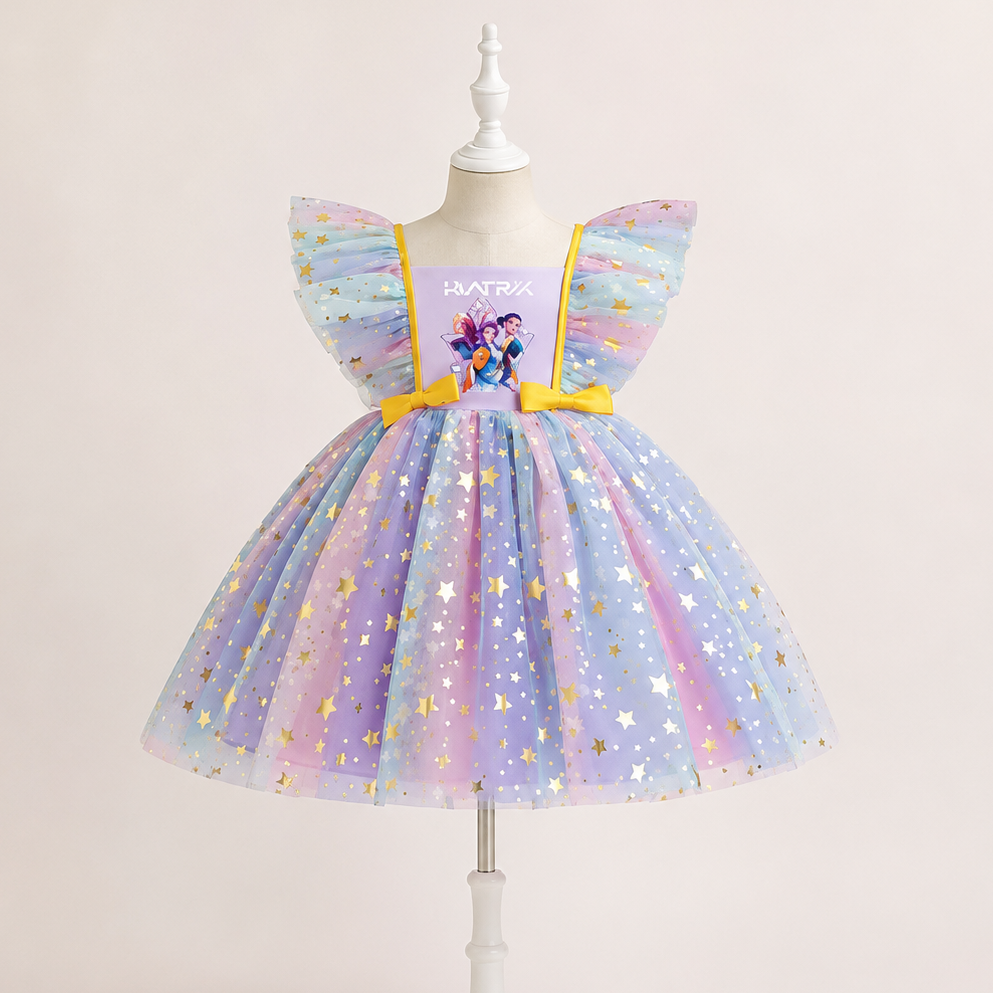 Star Idol Sequin Party Dress