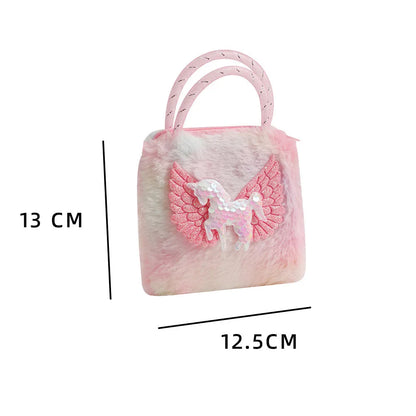 Plush Unicorn Kids Handbag