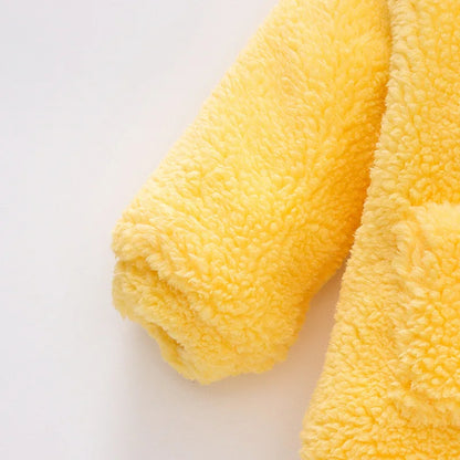 Honey Bear Fleece Coat – Pure Cuteness, Wrapped in Warmth