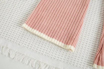 Blush Petal Strick-Set – Wo Süße auf Komfort trifft