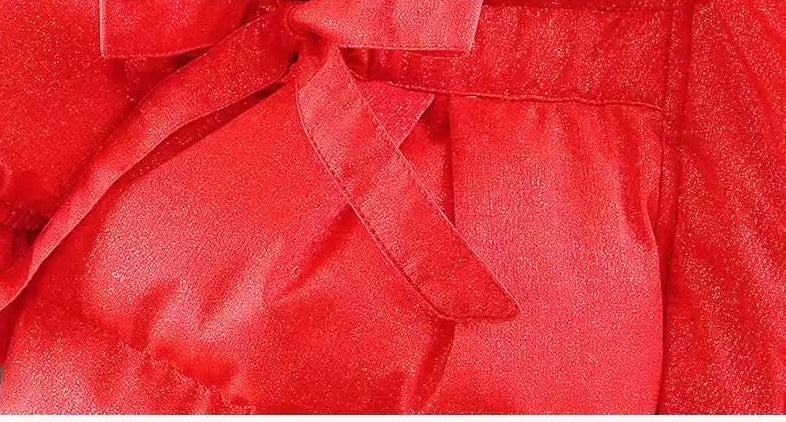 Little Snowberry Red Winter Coat