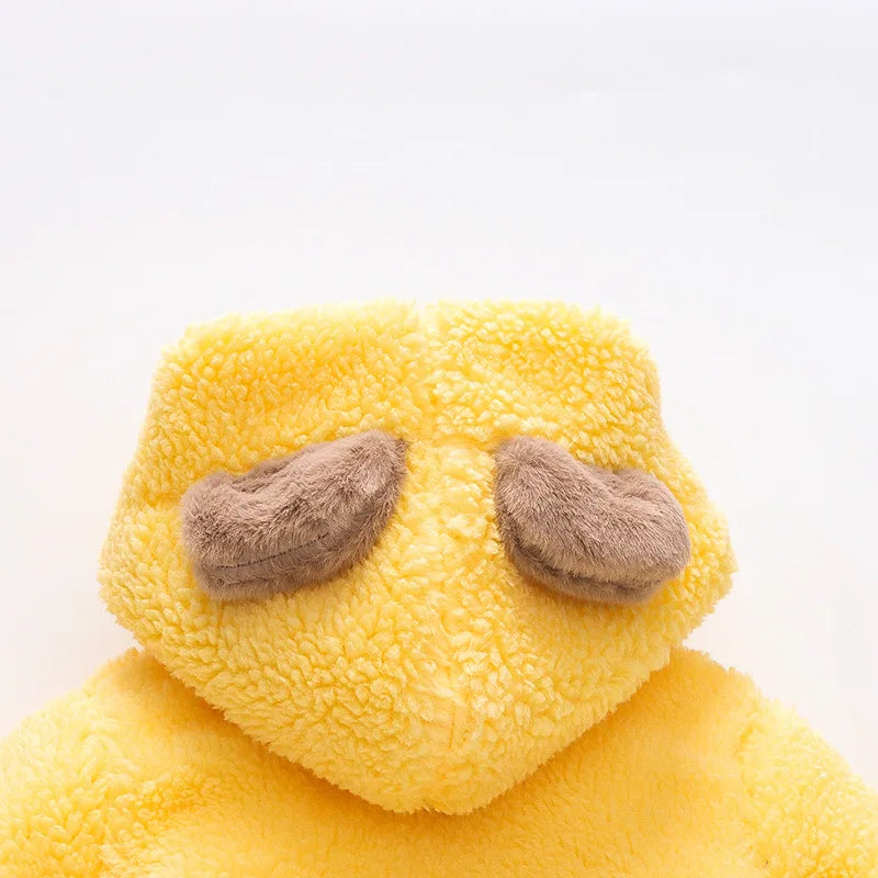 Honey Bear Fleece Coat – Pure Cuteness, Wrapped in Warmth