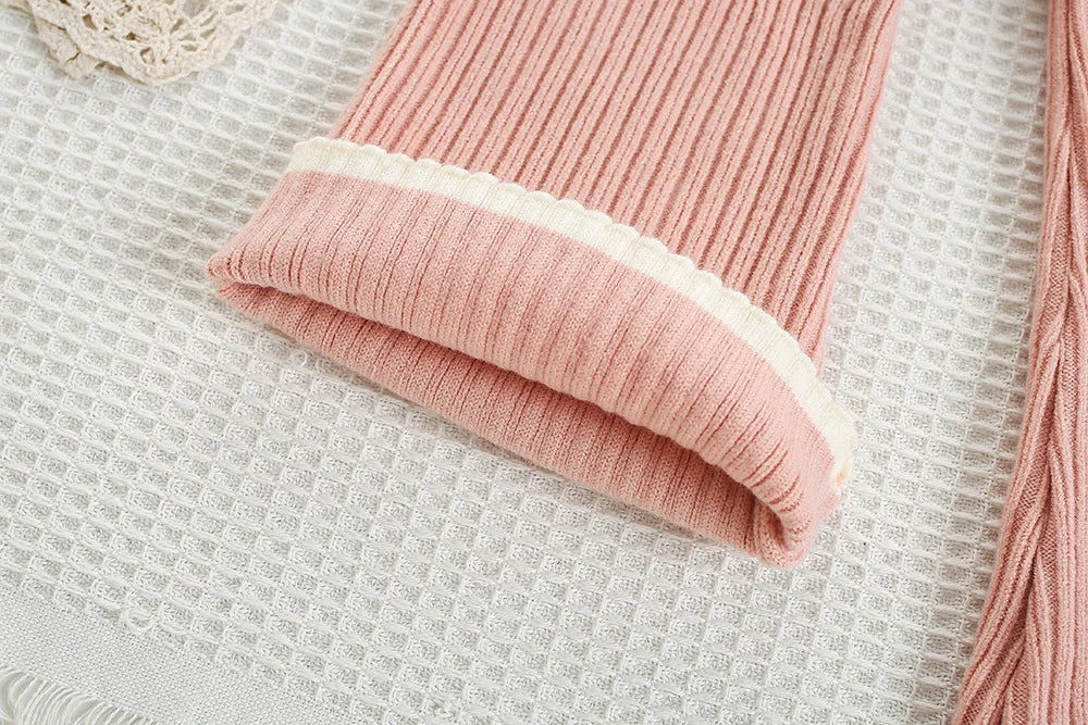 Blush Petal Strick-Set – Wo Süße auf Komfort trifft