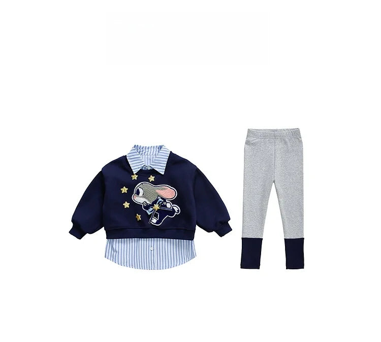 Set invernale da coniglietta per ragazze