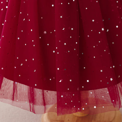 Abito da principessa celeste scintillante