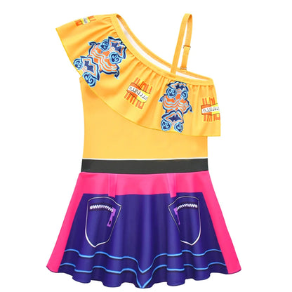 Girls’ Golden Stage K-Pop Warrior Swimsuit