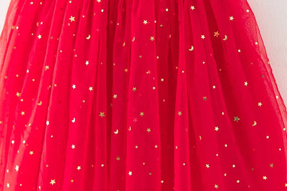 Christmas Starry Tulle Dress