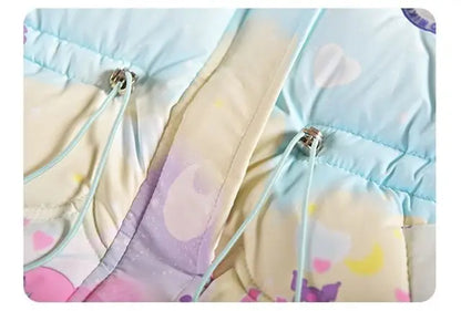 Kawaii Winter Puffer Jacket for Girls