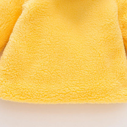 Honey Bear Fleece Coat – Pure Cuteness, Wrapped in Warmth