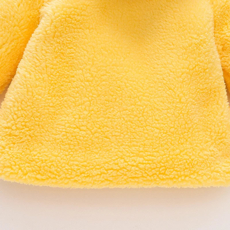 Honey Bear Fleece Coat – Pure Cuteness, Wrapped in Warmth