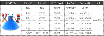 Creepy Doll Tutu Costume for Girls