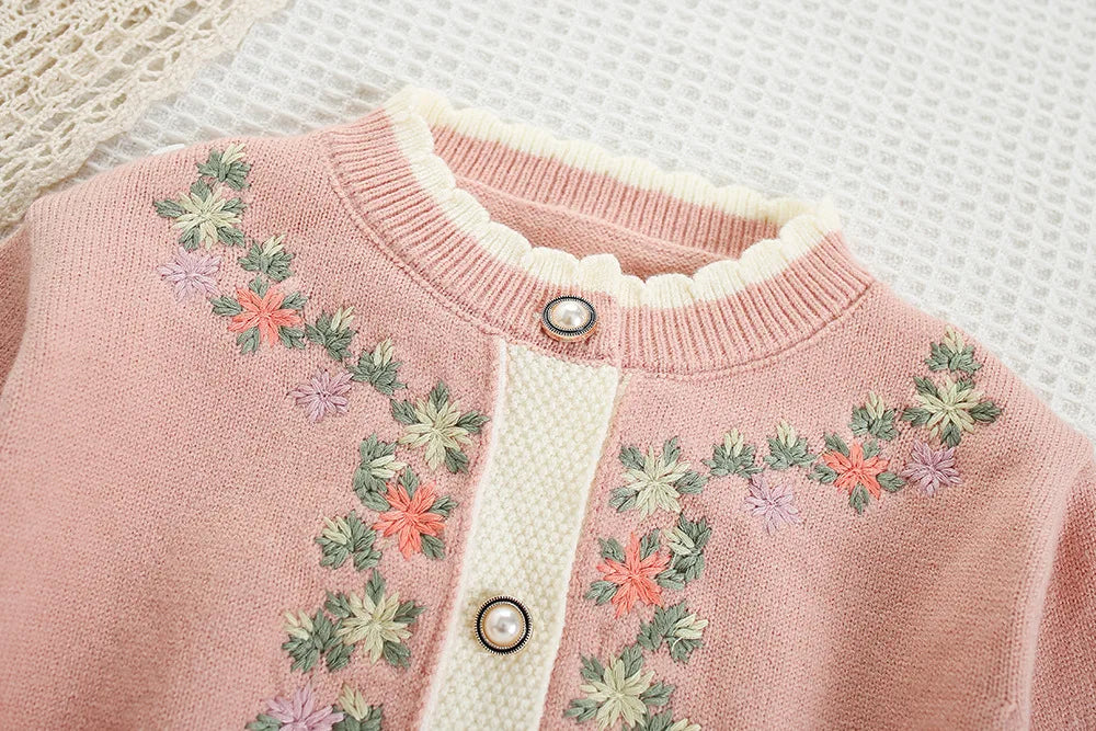 Blush Petal Knit Set – Where Sweetness Meets Comfort