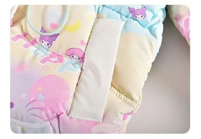 Kawaii Winter Puffer Jacket for Girls