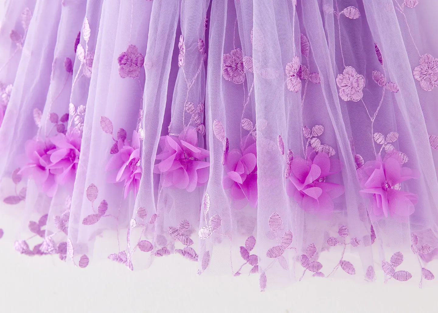 Girls’ Lavender Butterfly Princess Dress