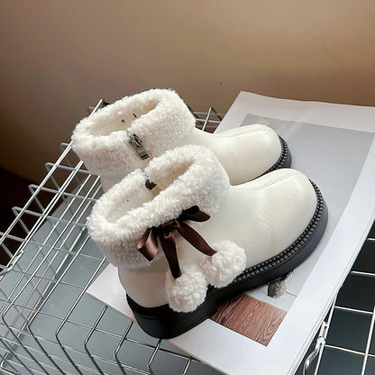 Pom-Pom Lined Winter Boots