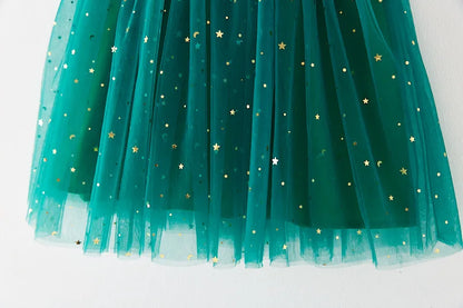 Christmas Starry Tulle Dress