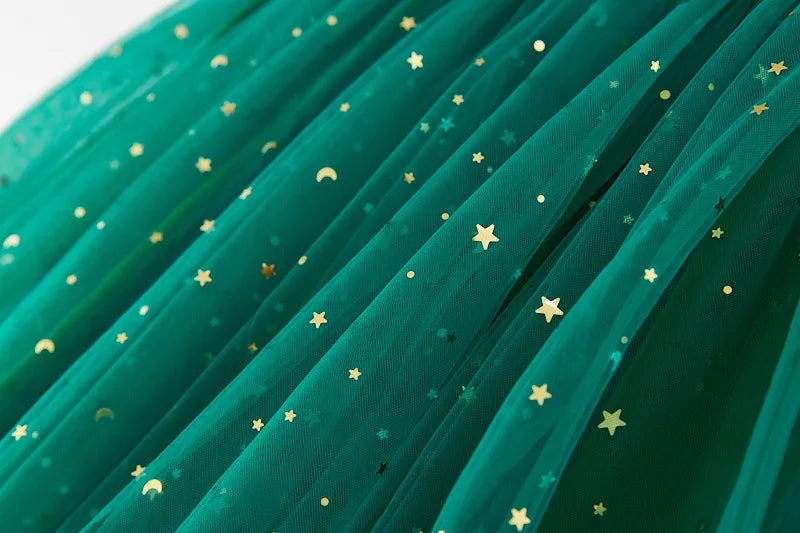 Christmas Starry Tulle Dress