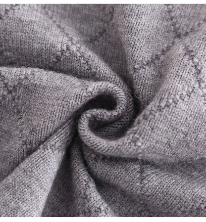 Cozy Elegance Knit Set Gray