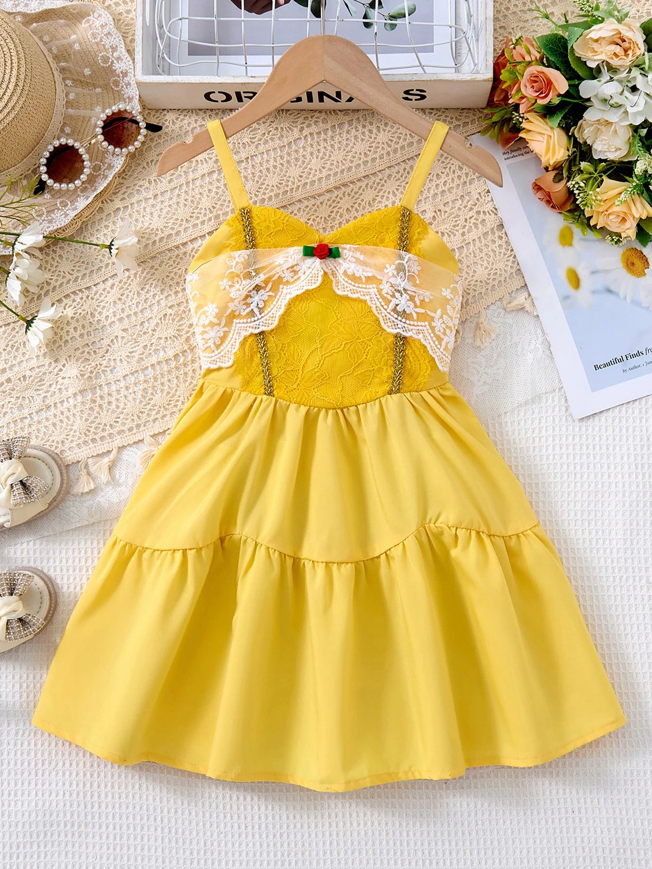 Yellow Princess Girls’ Dress
