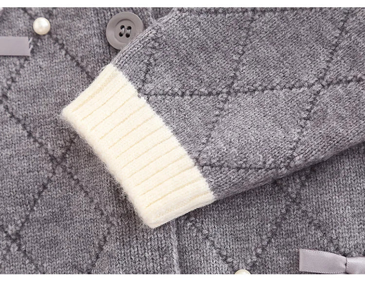 Cozy Elegance Knit Set Gray