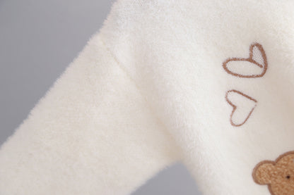Teddy Patch Knit Sweater