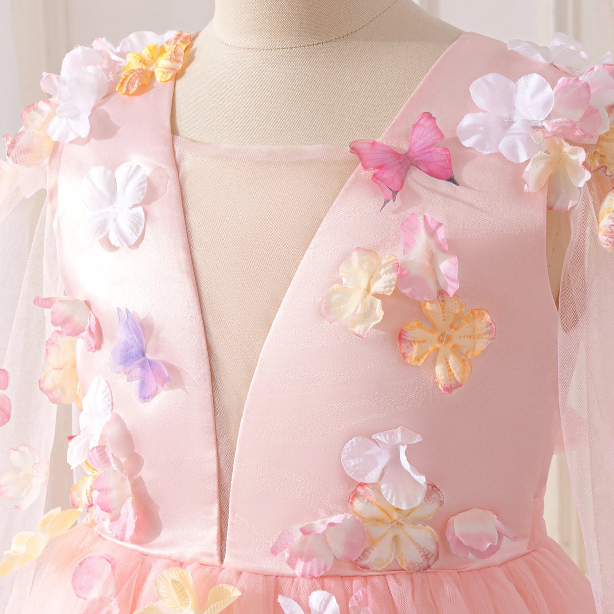 Girls Flower Fairy Princess Dress