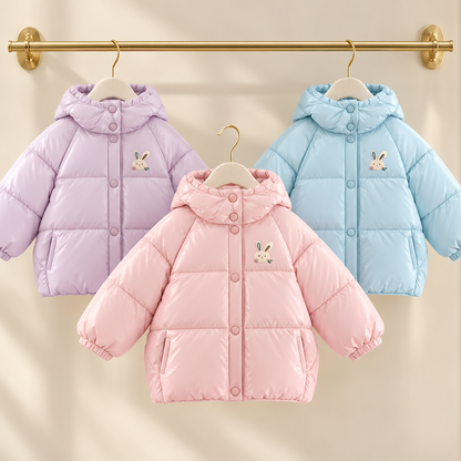 Little Bunny Hooded Puffer Jacket