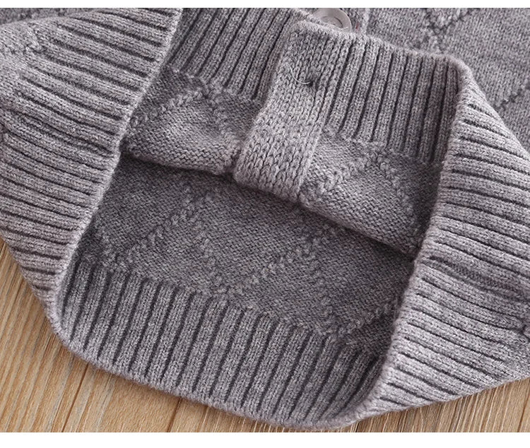 Cozy Elegance Knit Set Gray
