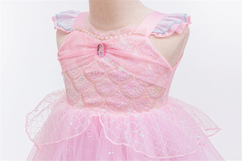 Pink Fairy Dress with Wings